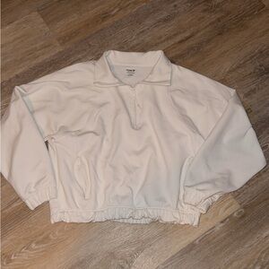 Old navy Active Dynamic fleece quarter zip cropped pullover small